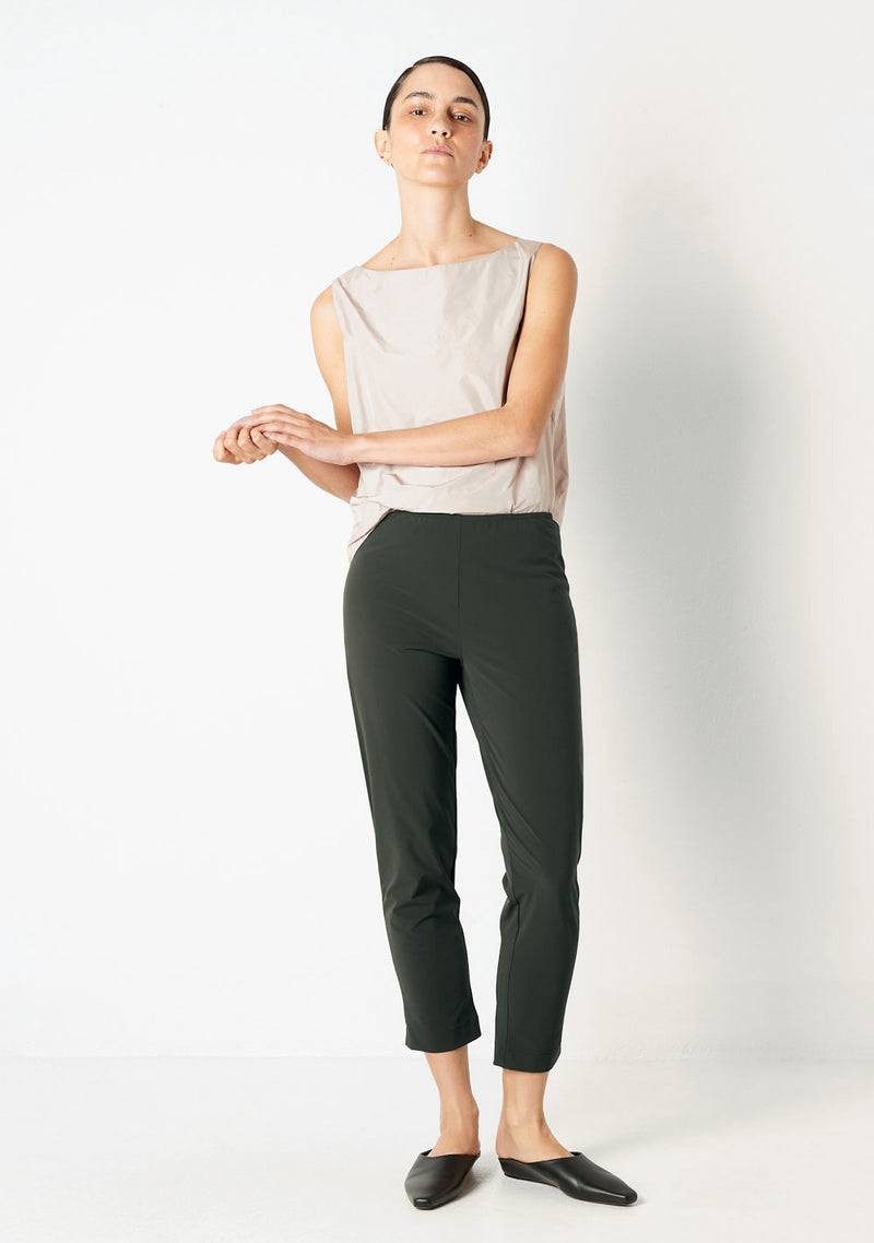 Katharina Hovman Stretch Pants slim dreiviertel, Pure, capperi