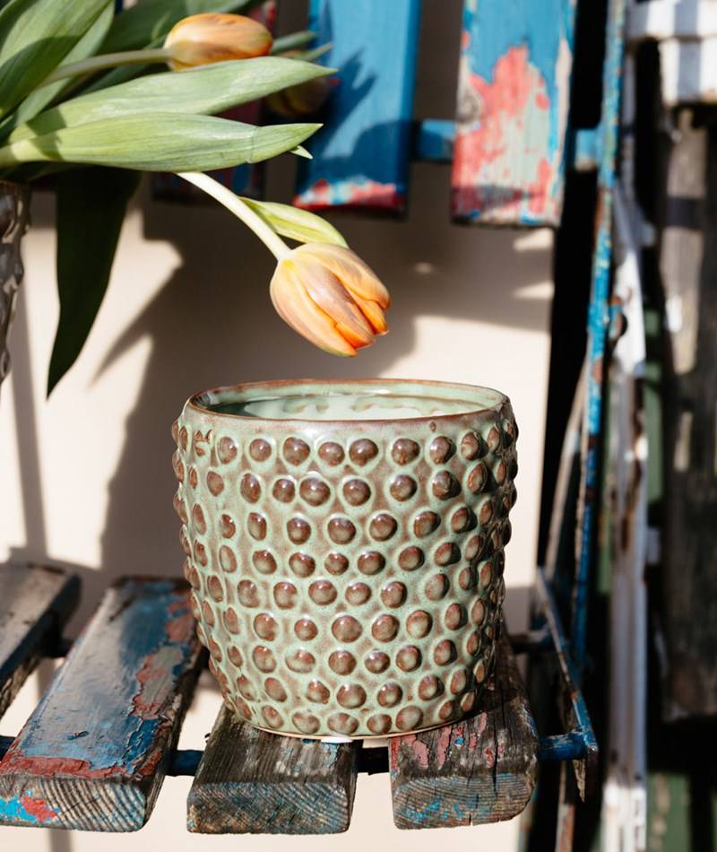 Kauf Dich Glücklich 2HAVE Pot Prik (13x14cm) Blumentopf Grün