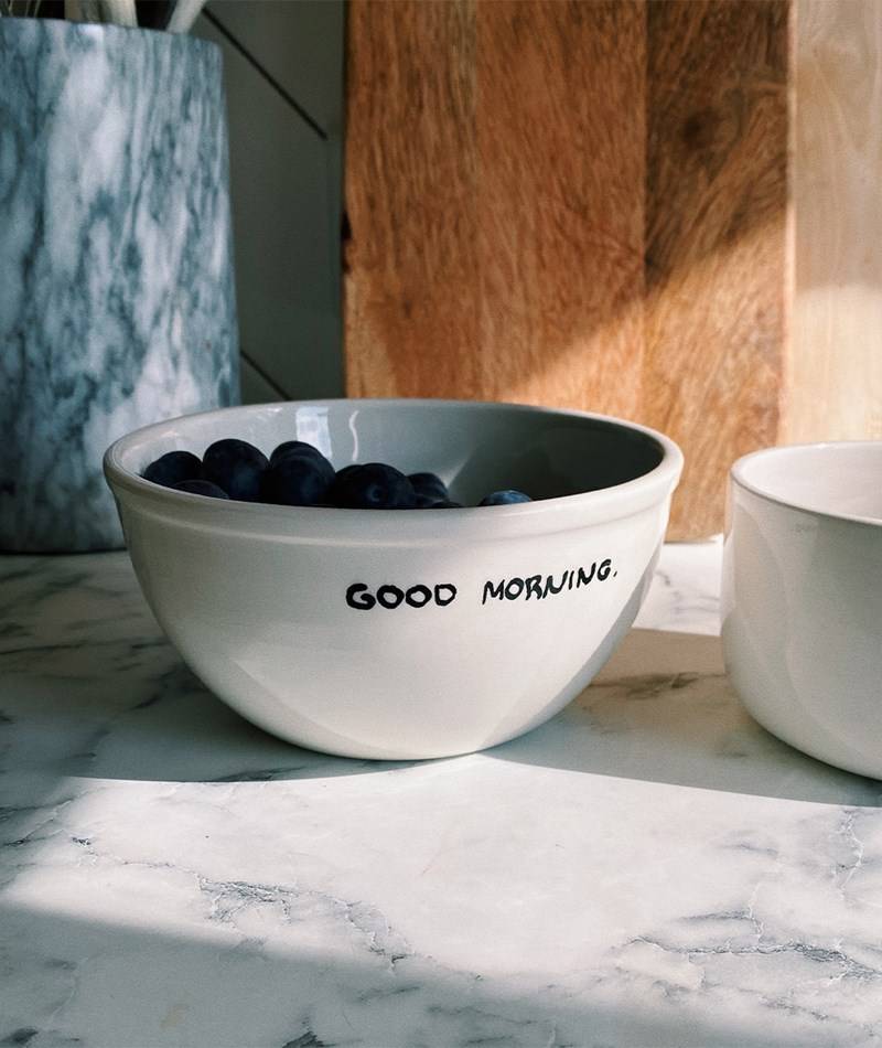 Kauf Dich Glücklich ANNA + NINA Good Morning Schale Weiü