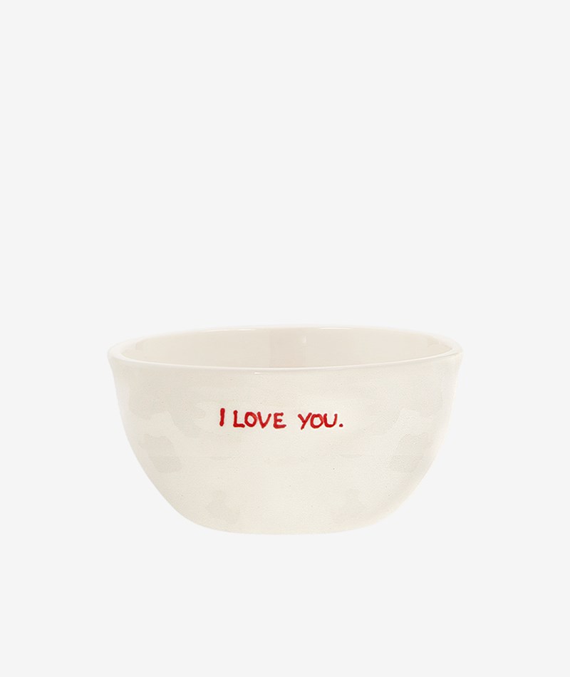 Kauf Dich Glücklich ANNA + NINA I love you Schale Weiü