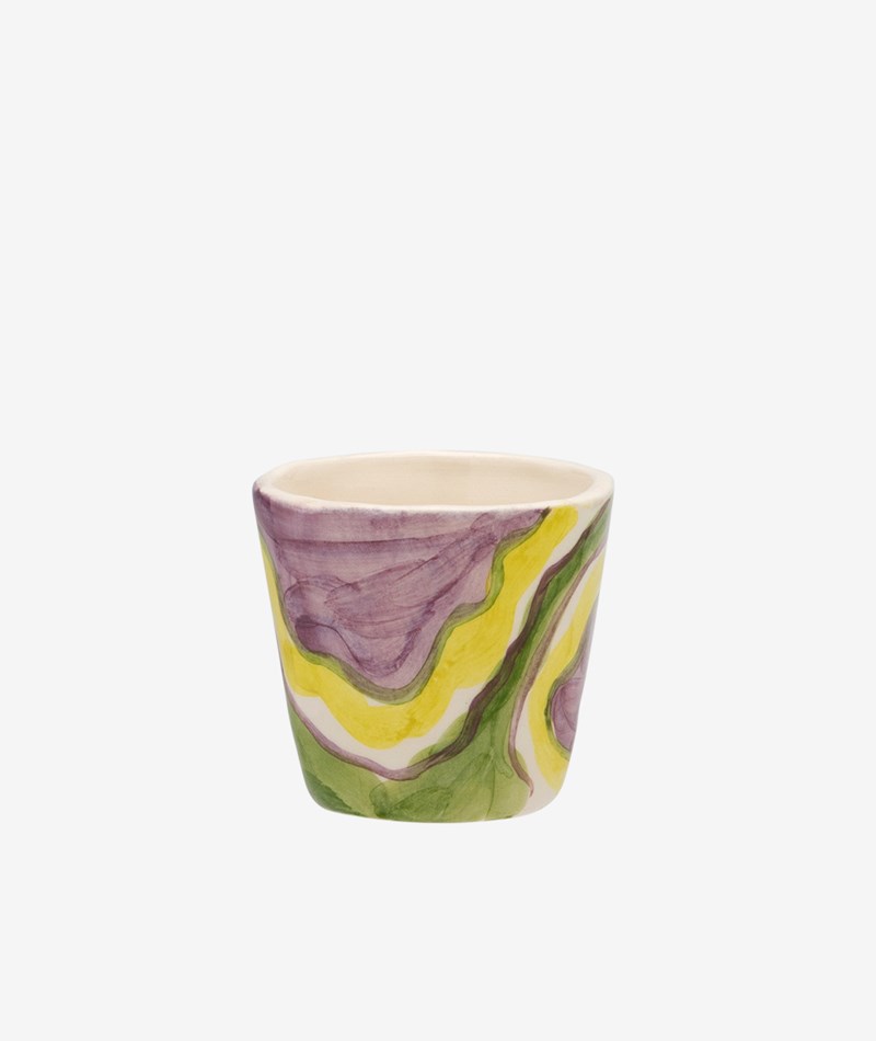 Kauf Dich Glücklich ANNA + NINA Psychedelic Espresso Tasse (6,5x6,2) gemustert