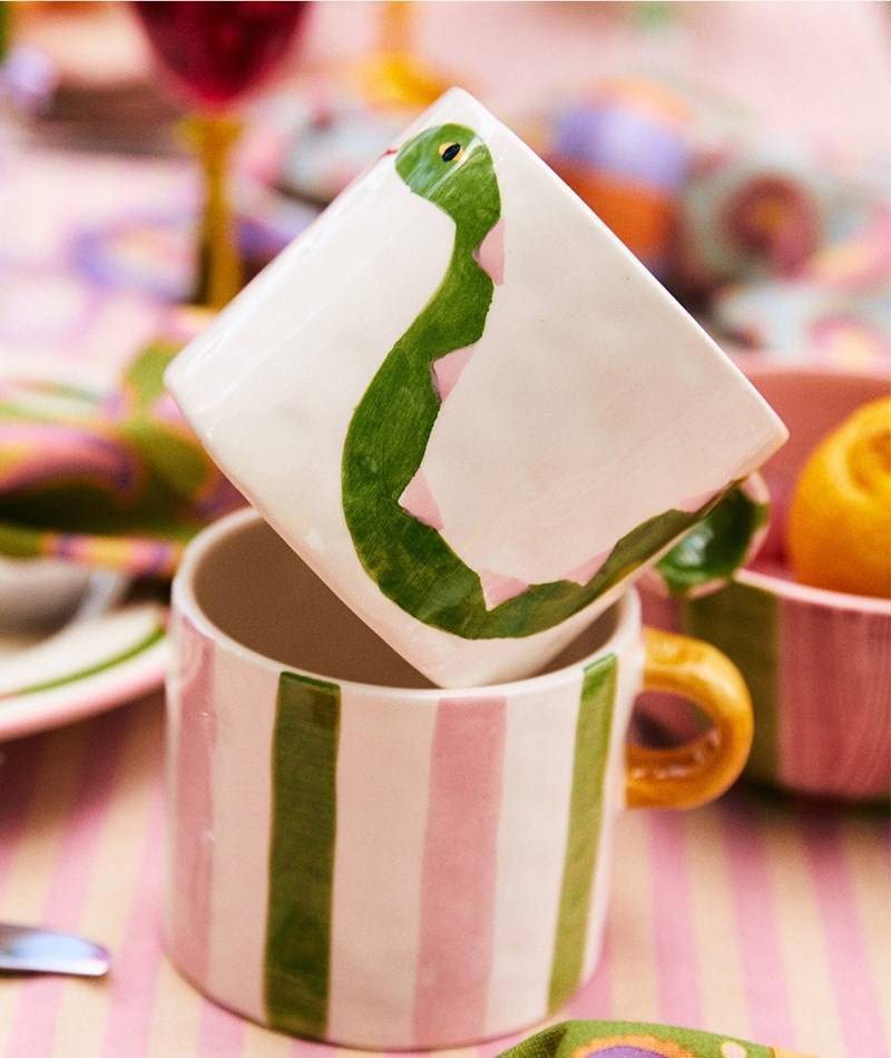 Kauf Dich Glücklich ANNA + NINA Serpent Tasse mehrfarbig