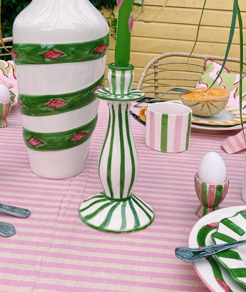 Kauf Dich Glücklich ANNA + NINA Unity Kerzenhalter (23x12) gestreift