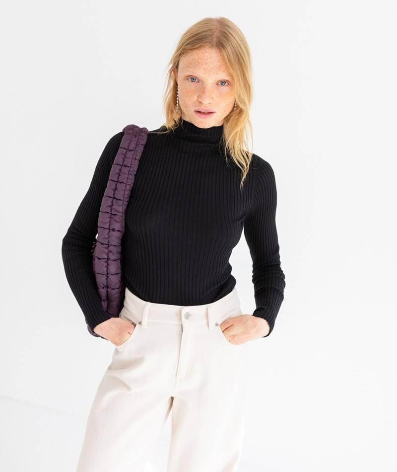 Kauf Dich Glücklich ARMEDANGELS Alaania Longsleeve Schwarz