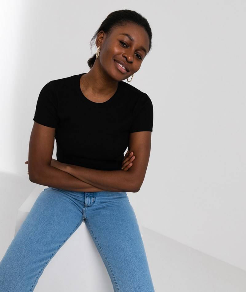 Kauf Dich Glücklich ARMEDANGELS Kardaa T-Shirt Schwarz