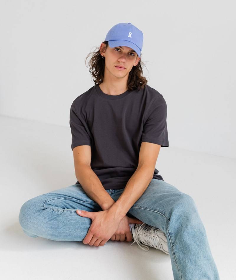 Kauf Dich Glücklich ARMEDANGELS Maarkos T-Shirt Dunkelgrau