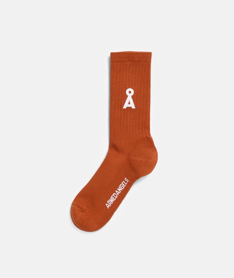 Kauf Dich Glücklich ARMEDANGELS Saamus Bold Socken (Gr. 43-46) Orange