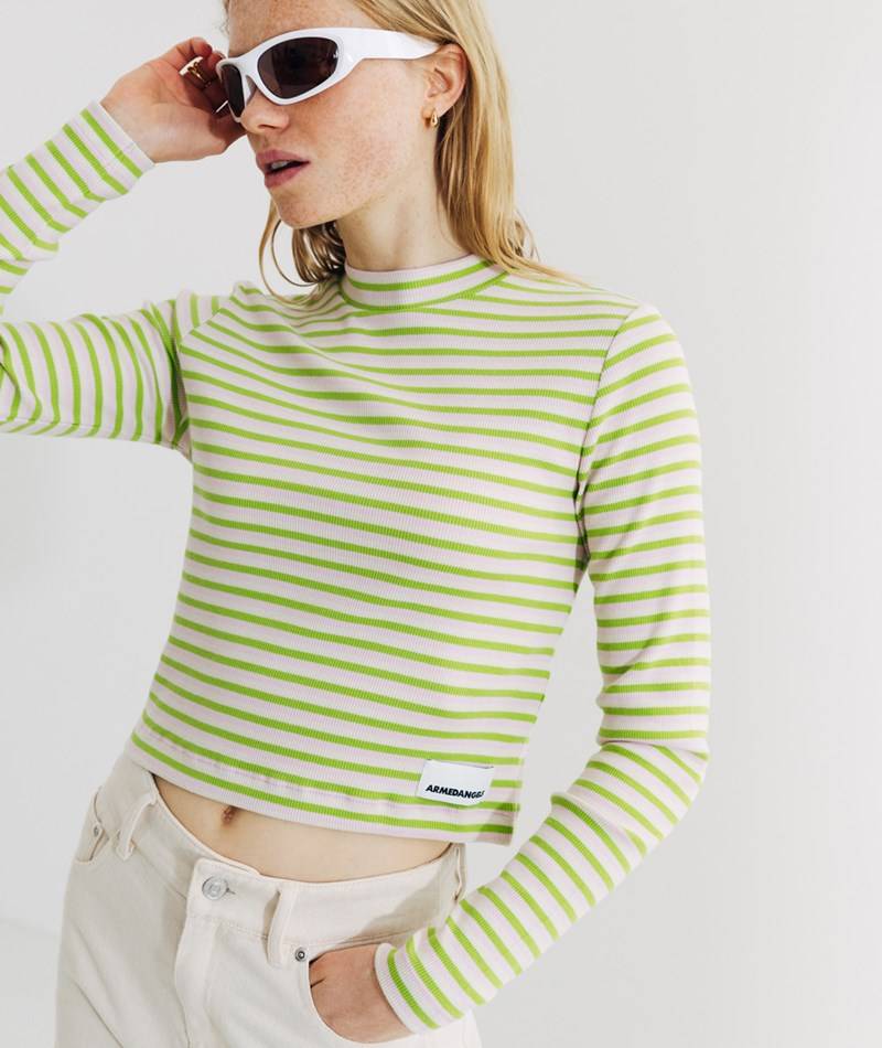 Kauf Dich Glücklich ARMEDANGELS Salmaraa Longsleeve gemustert