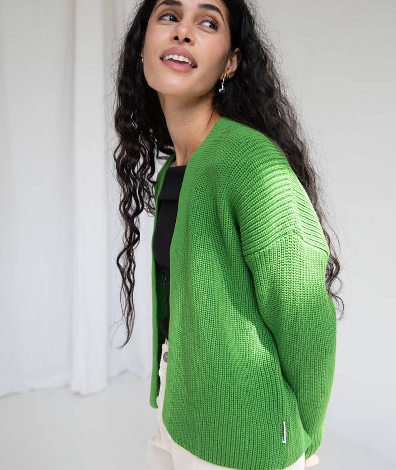 Kauf Dich Glücklich ARMEDANGELS Valentinaa Cardigan grün