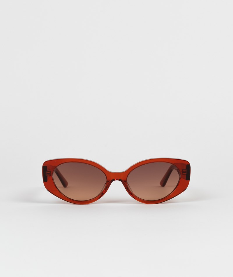Kauf Dich Glücklich AVEC TOUS Sonnenbrille Rot/Orange