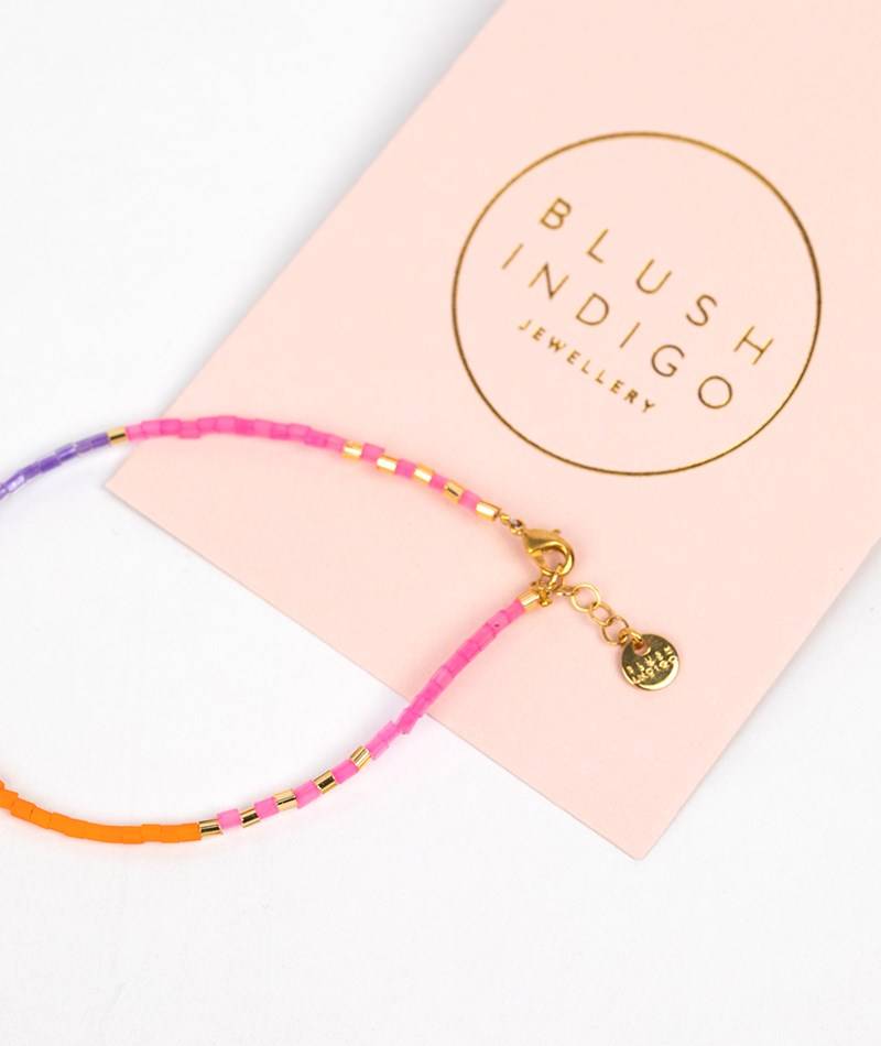 Kauf Dich Glücklich BLUSH INDIGO Amalfi Armband mehrfarbig