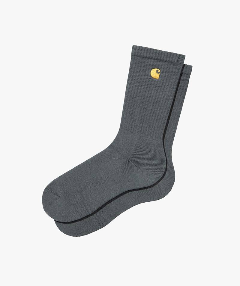 Kauf Dich Glücklich CARHARTT WIP Chase Socken Onesize Grau