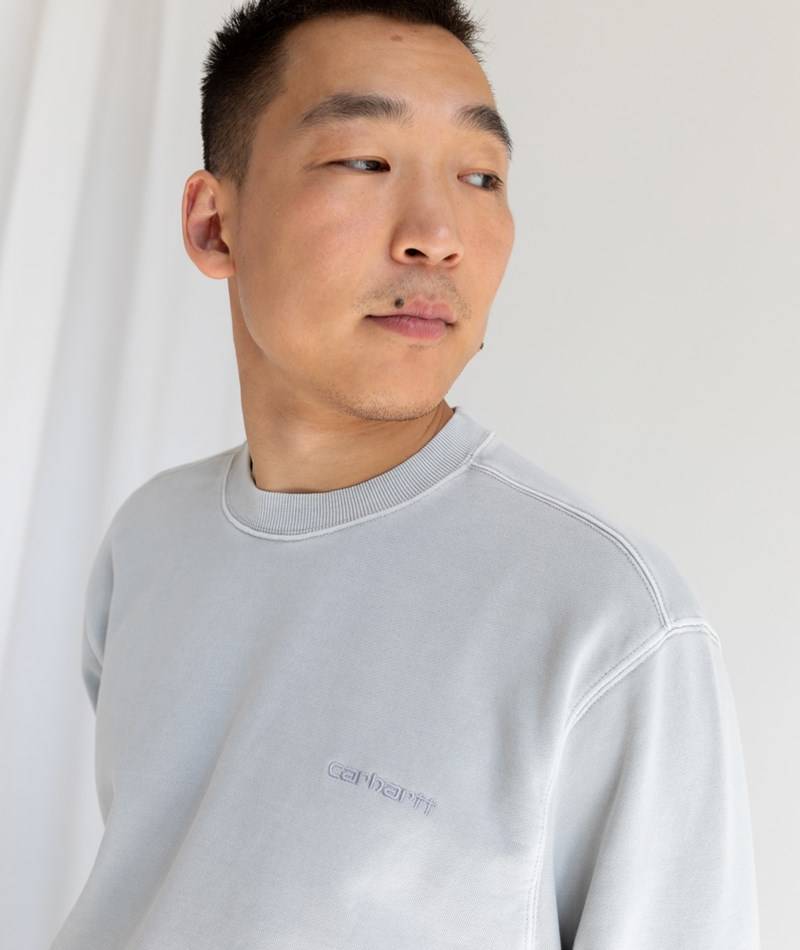 Kauf Dich Glücklich CARHARTT WIP Duster Script Sweater Grau