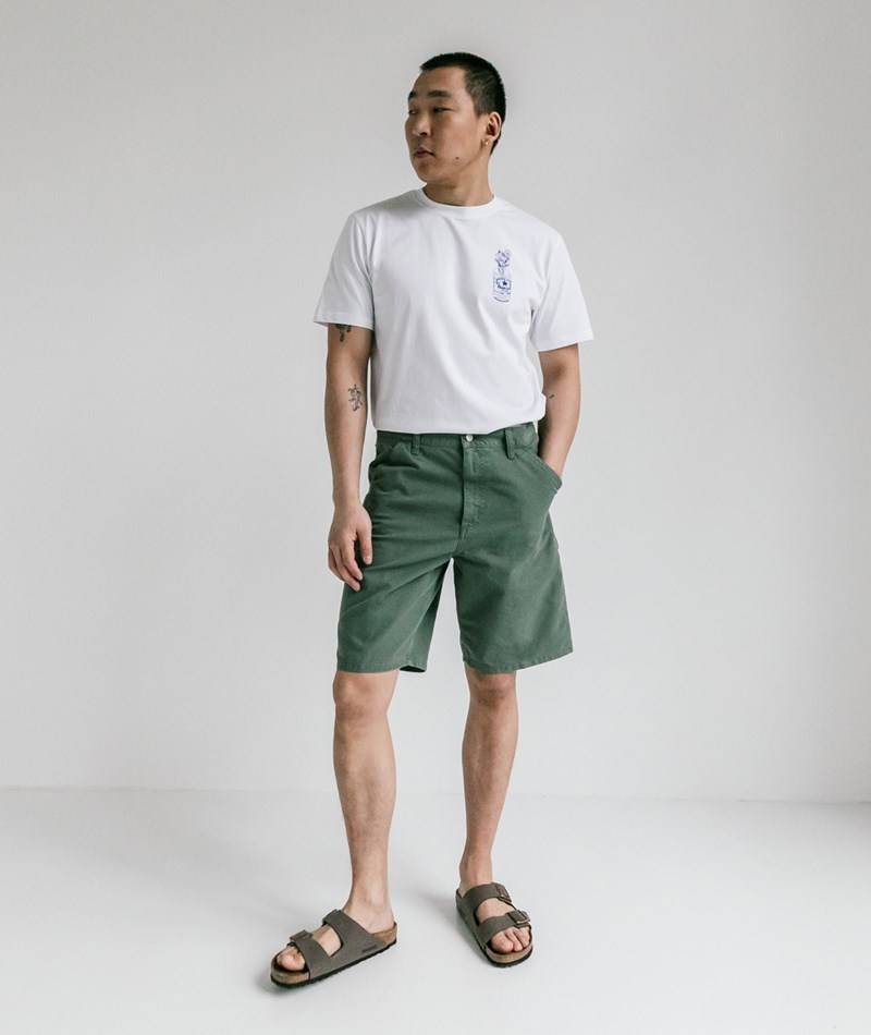 Kauf Dich Glücklich CARHARTT WIP Single Knee Shorts Grün