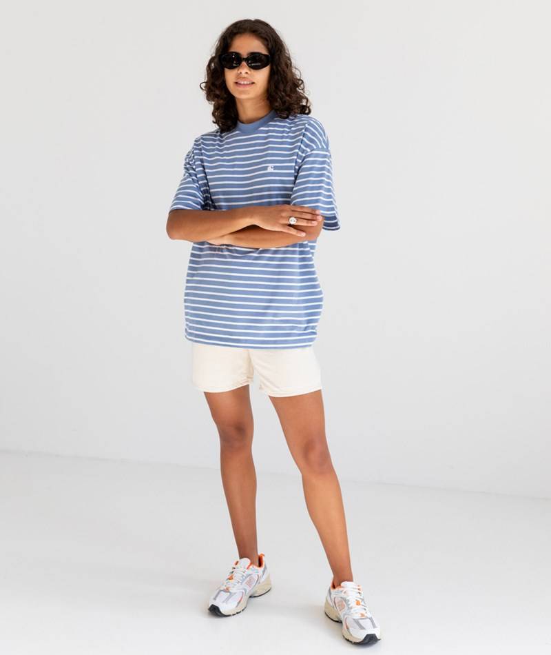 Kauf Dich Glücklich CARHARTT WIP W S/S Bryna T-Shirt gestreift