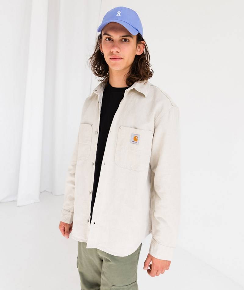 Kauf Dich Glücklich CARHARTT WIP Walter Overshirt Beige