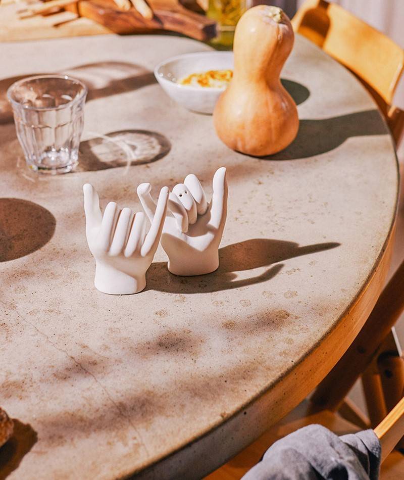 Kauf Dich Glücklich DOIY Pinky Swear Salz- & Pfefferstreuer Weiü