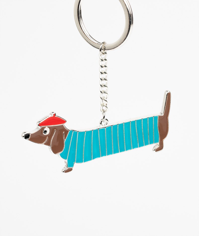 Kauf Dich Glücklich EBBA Schlüsselanhünger Dackel mehrfarbig