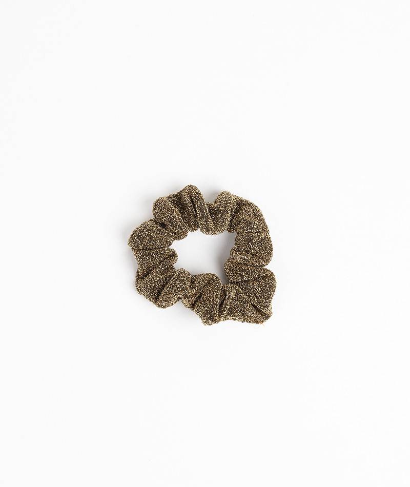Kauf Dich Glücklich EBBA Small Lurex Scrunchie gold