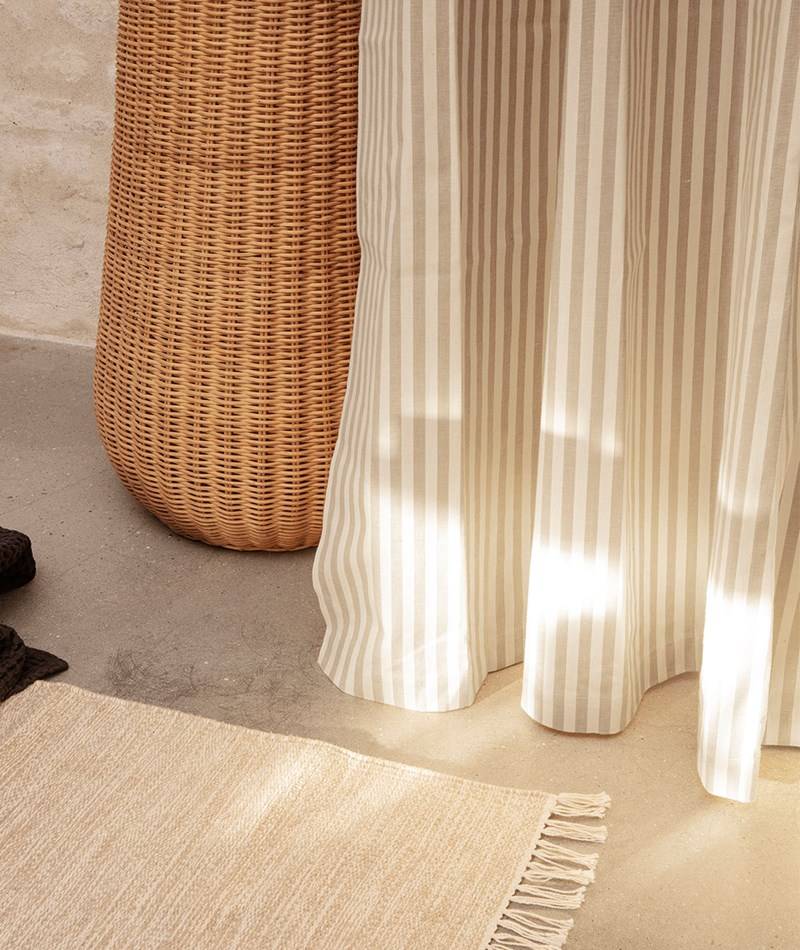 Kauf Dich Glücklich FERM LIVING Chambray Duschvorhang gemustert