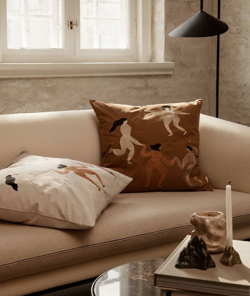 Kauf Dich Glücklich FERM LIVING Free Cushion Kissen Braun