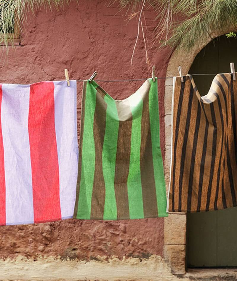 Kauf Dich Glücklich FERM LIVING Hale Geschirrhandtuch gestreift