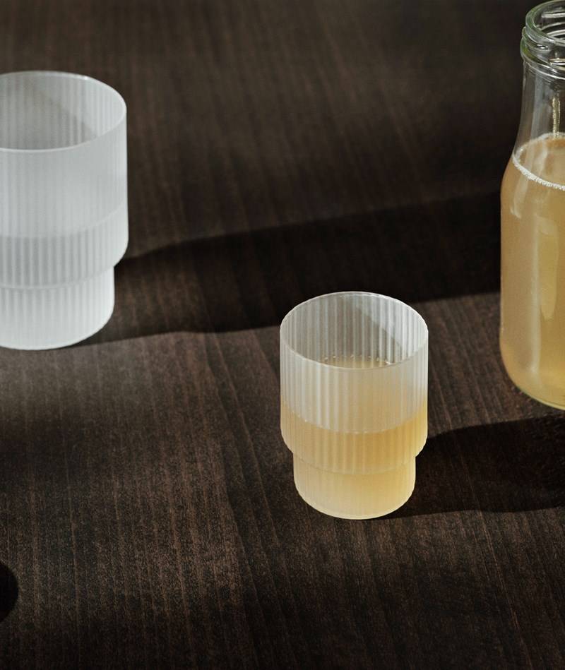 Kauf Dich Glücklich FERM LIVING Ripple Glas 4er-Set Klein (ü 5,2) farblos