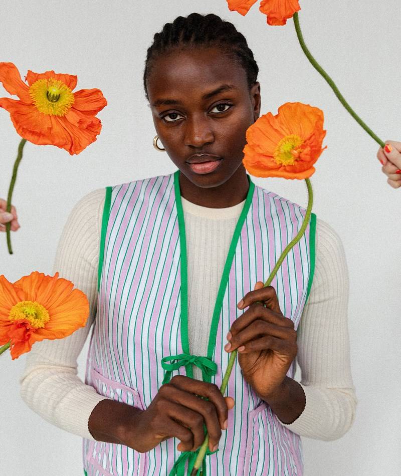 Kauf Dich Glücklich FRNCH PARIS Alaina Weste gestreift