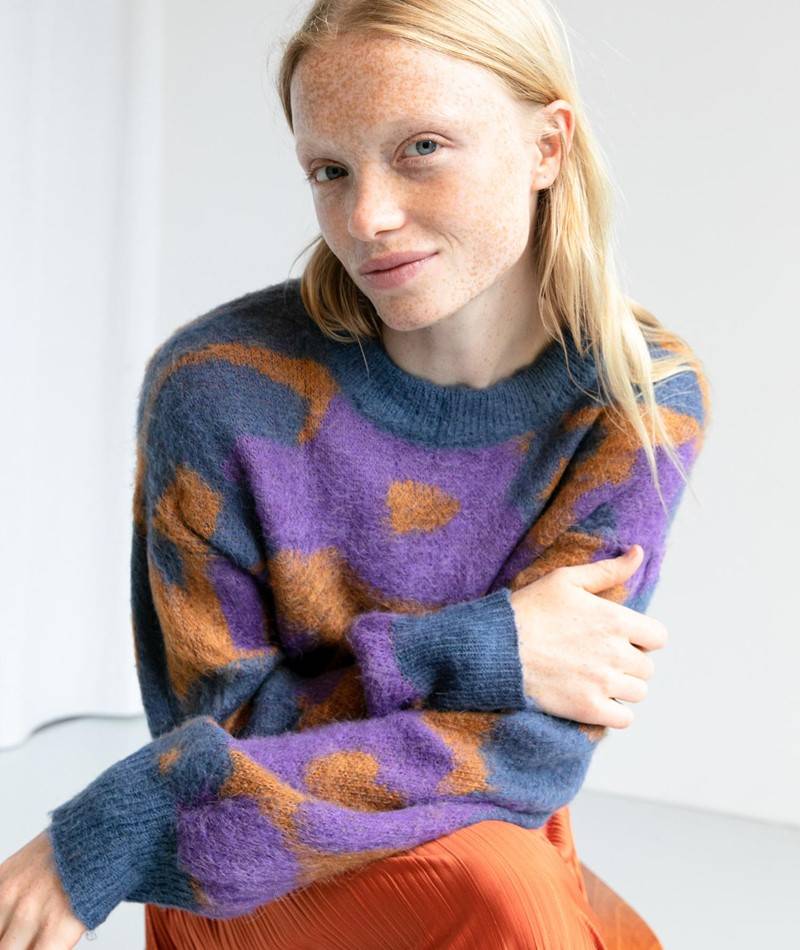 Kauf Dich Glücklich FRNCH PARIS Neliane Pullover gemustert