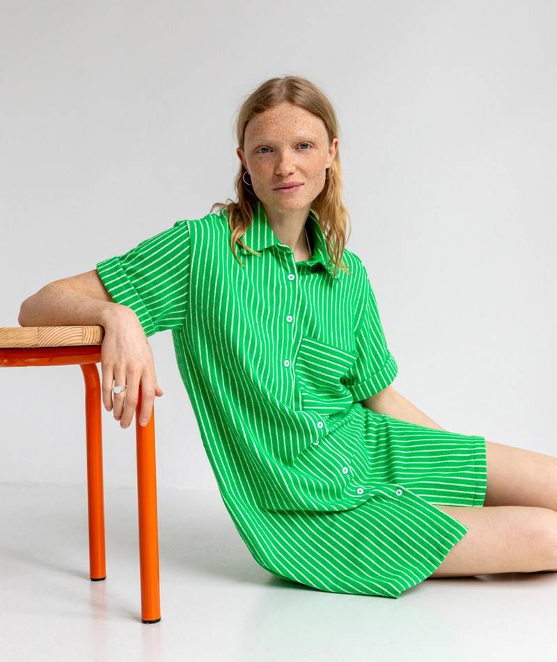 Kauf Dich Glücklich FRNCH PARIS Odille Kleid gestreift