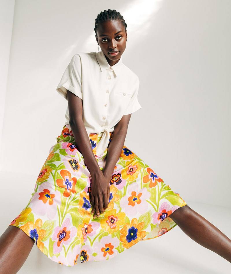 Kauf Dich Glücklich FRNCH PARIS Rock Celly gemustert