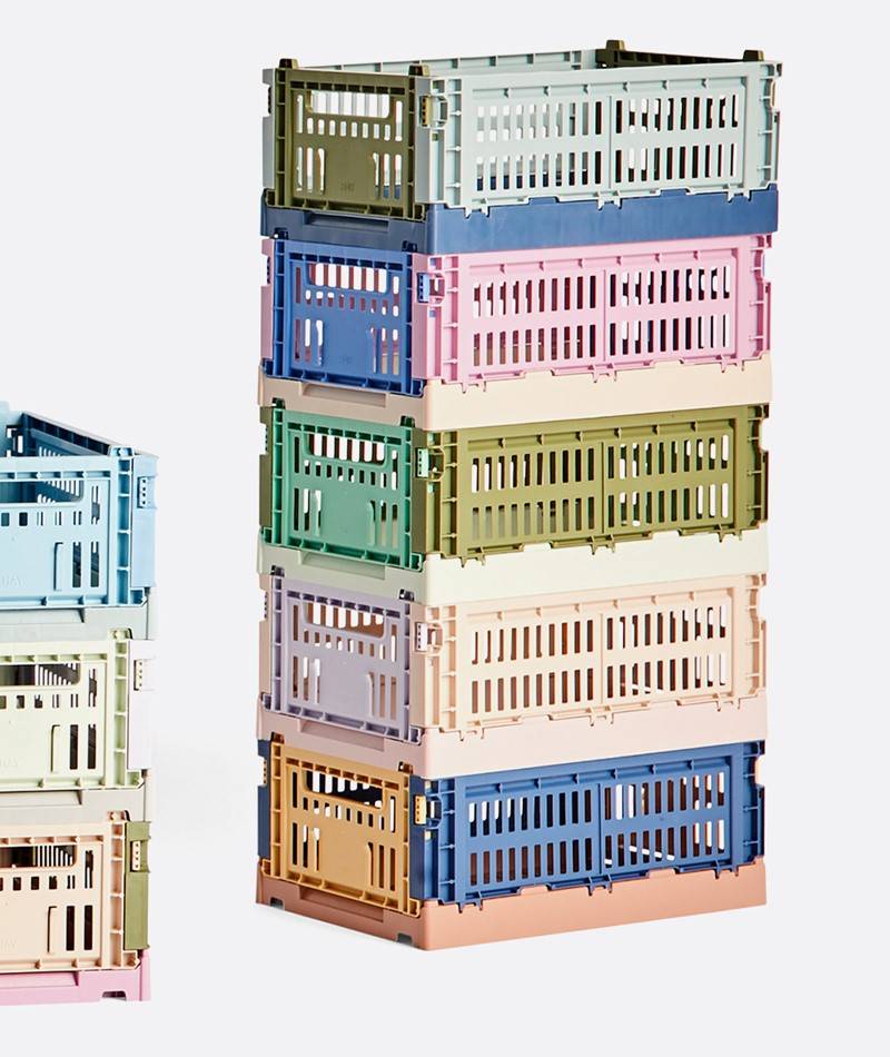 Kauf Dich Glücklich HAY Colour Crate Mix S Korb mehrfarbig