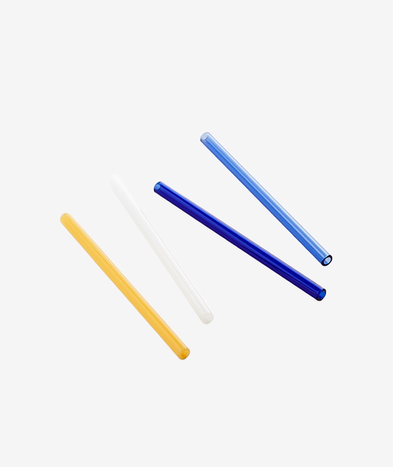 Kauf Dich Glücklich HAY Sip-Cocktail Straw 4er Set Strohhalme mehrfarbig