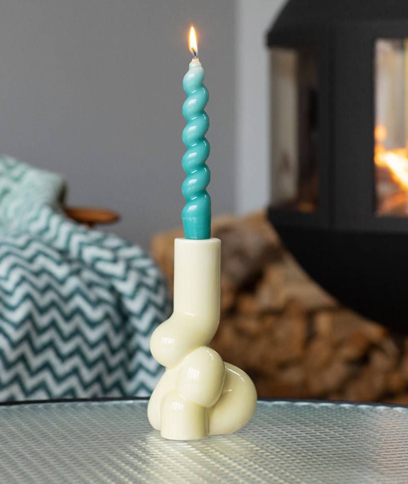 Kauf Dich Glücklich HAY W&S Candleholder soft yellow