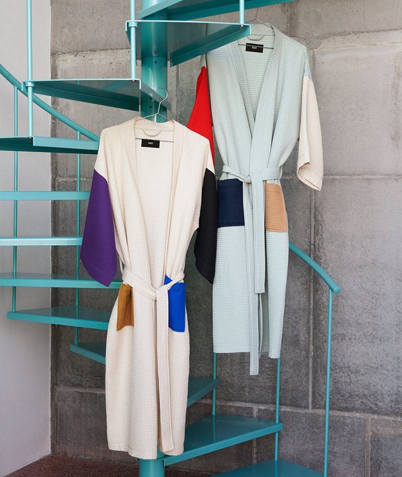 Kauf Dich Glücklich HAY Waffle Bademantel mehrfarbig