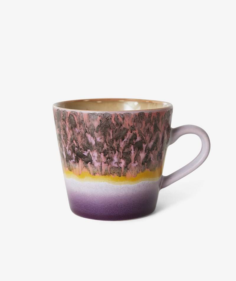 Kauf Dich Glücklich HKLIVING 70s Ceramics: Cappuccino Tasse mehrfarbig