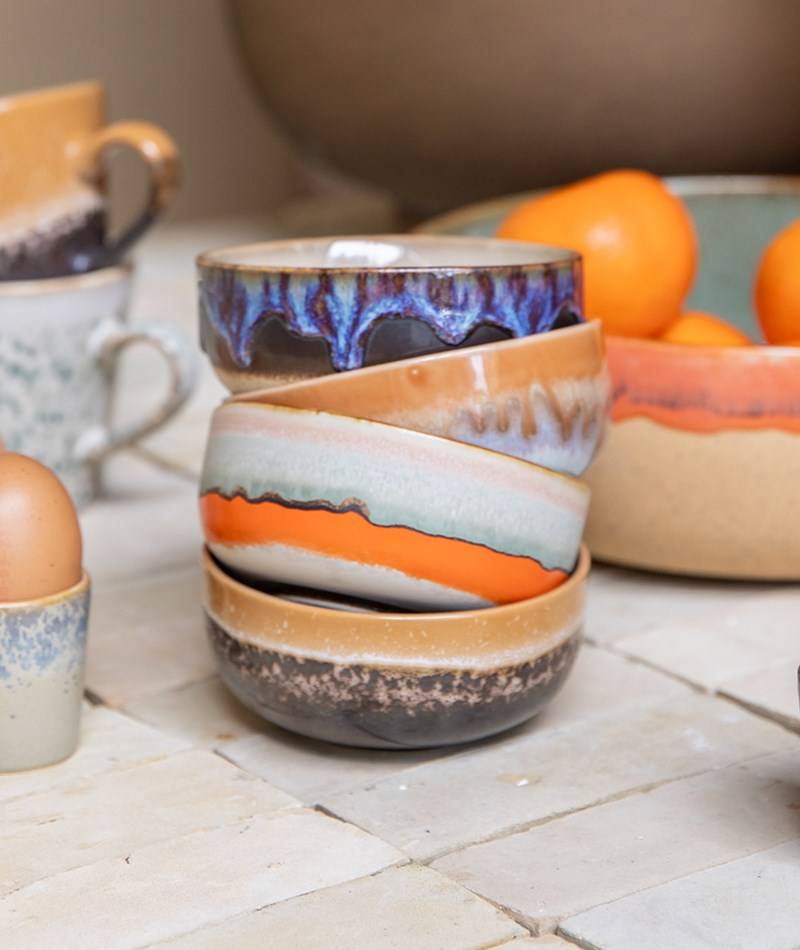 Kauf Dich Glücklich HKLIVING 70S Ceramics: Tapas Schale mehrfarbig
