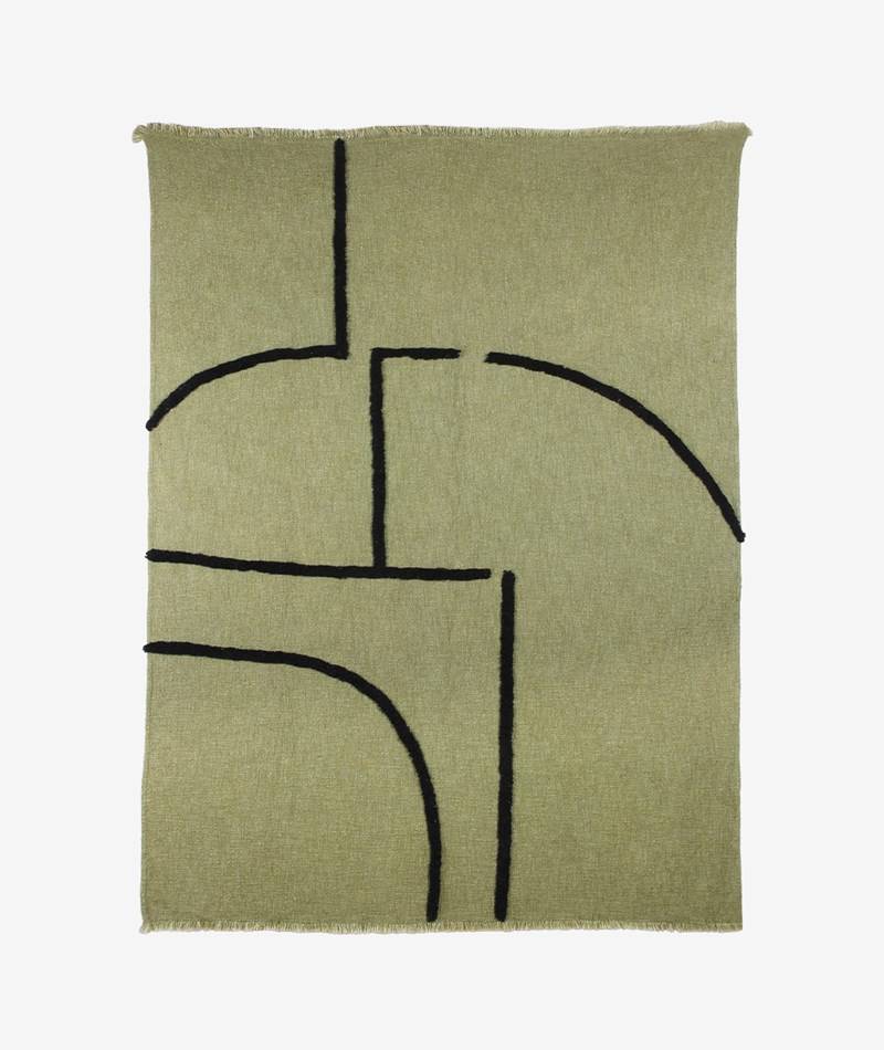 Kauf Dich Glücklich HKLIVING Blanket (130x170) Decke Grün