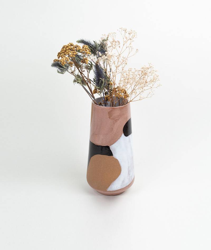 Kauf Dich Glücklich HKLIVING Bodenvase hand painted