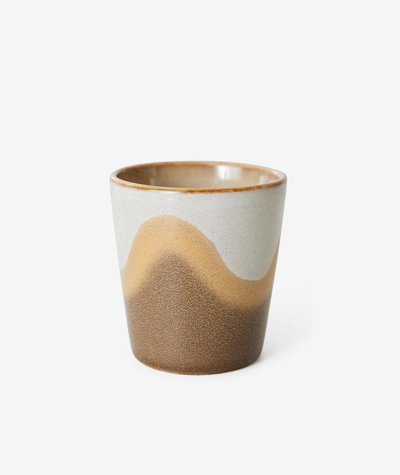 Kauf Dich Glücklich HKLIVING Kaffee Becher 70s mehrfarbig