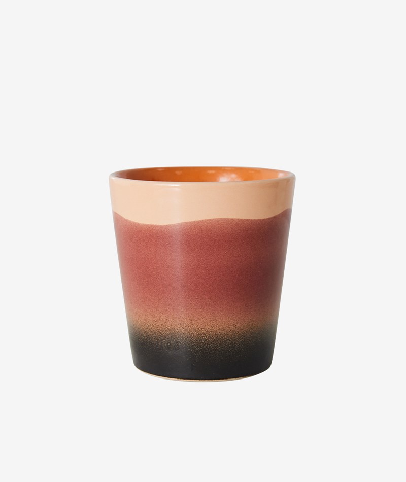 Kauf Dich Glücklich HKLIVING Kaffee Becher 70s mehrfarbig