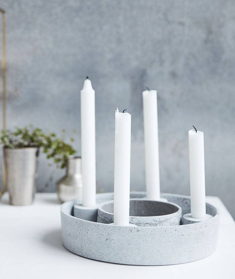 Kauf Dich Glücklich HOUSE DOCTOR Kerzenstünder Grau