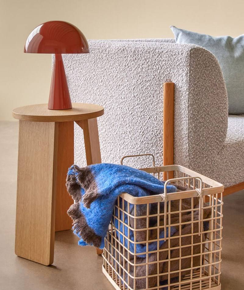 Kauf Dich Glücklich HüBSCH Mush Mini (25x33) Tischlampe Rot