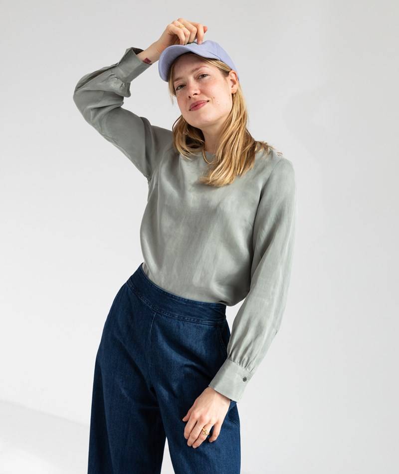 Kauf Dich Glücklich ARMEDANGELS Maaluka Bluse Grün