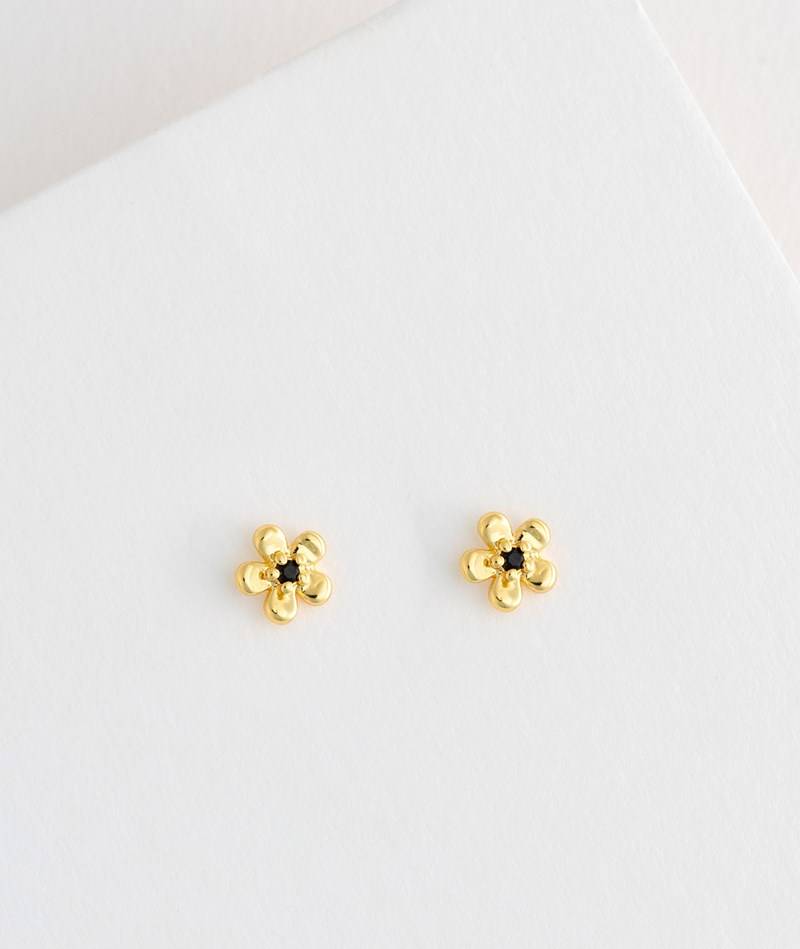 Kauf Dich Glücklich AVEC TOUS Ohrringe Blumen Gold