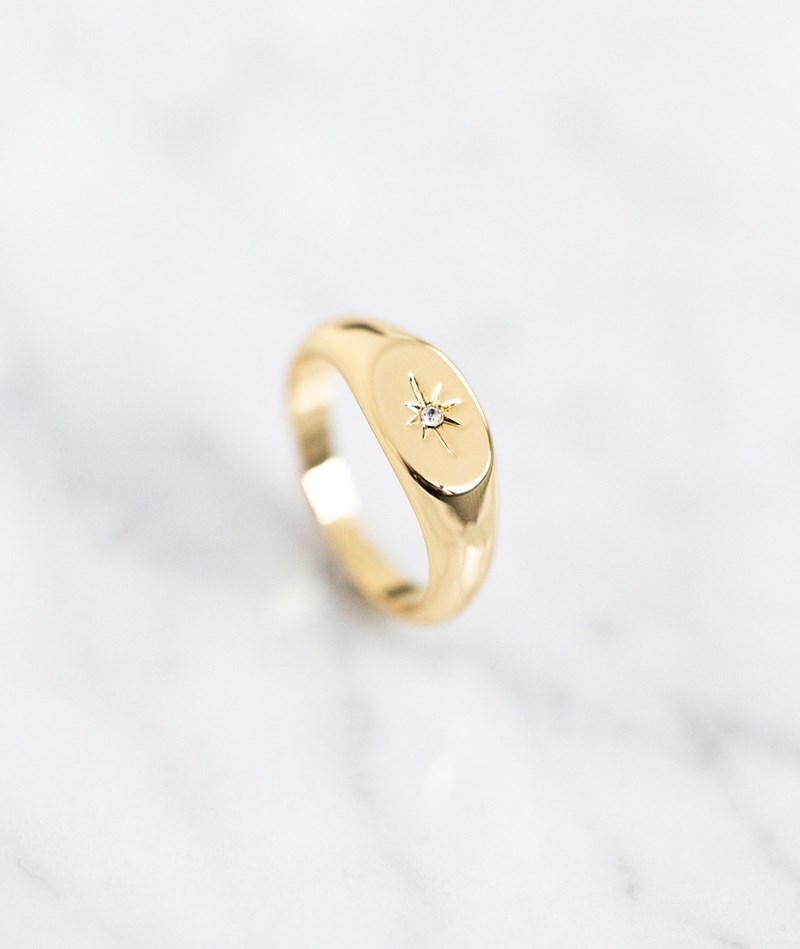 Kauf Dich Glücklich AVEC TOUS Ring Gold