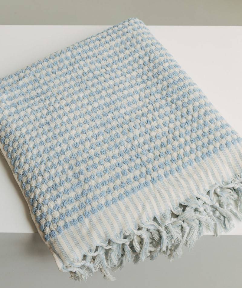 KAUF DICH GLüCKLICH Badetuch 80x170 cm Blau