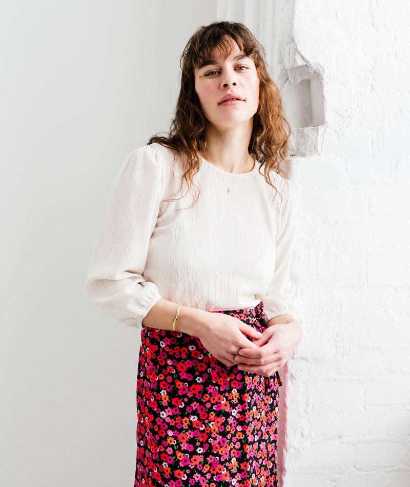 KAUF DICH GLüCKLICH Bluse Creme