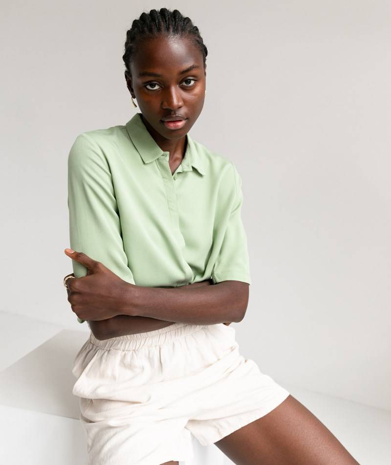 KAUF DICH GLüCKLICH Bluse Grün