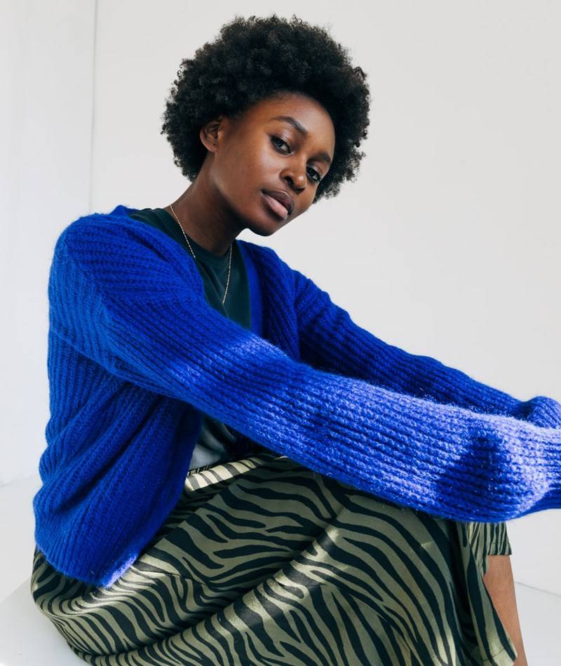 KAUF DICH GLüCKLICH Cardigan Blau